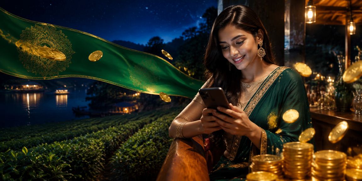 একজন বাংলাদেশি মোবাইলে ক্যাসিনো গেম খেলছেন
